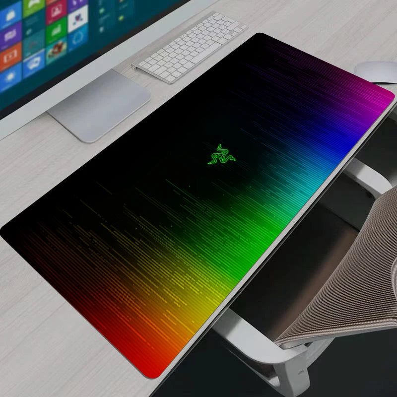 Alfombrilla de ratón Razer XXL para juegos y portátil; alfombrilla grande para teclado y ratón; nueva alfombrilla de escritorio gaming Razer (ideal para LOL).