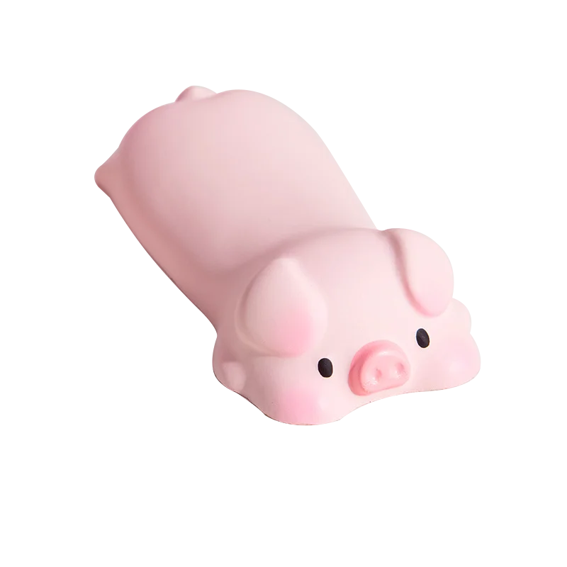 Nuevo y adorable soporte de muñeca con forma de animal para alfombrilla de ratón; reposamuñecas y soporte para el brazo para escritorio y portátil (diseños de gato, perro, pato y panda).