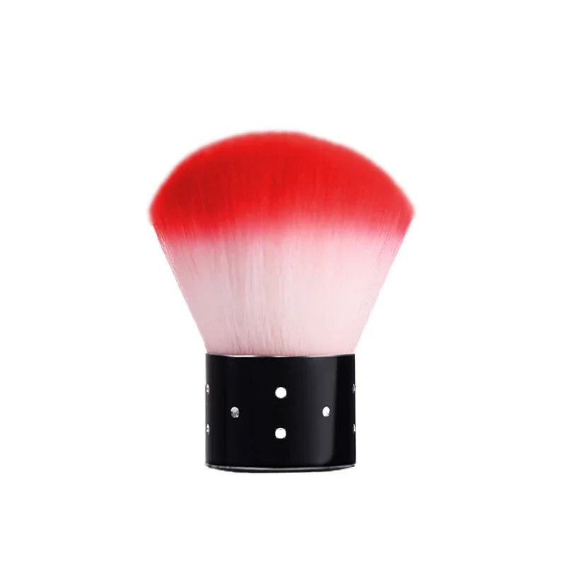 1 cepillo profesional tipo seta para manicura (limpieza de polvo, aplicación de gel/pintura o maquillaje) – Accesorio y herramienta de manicura