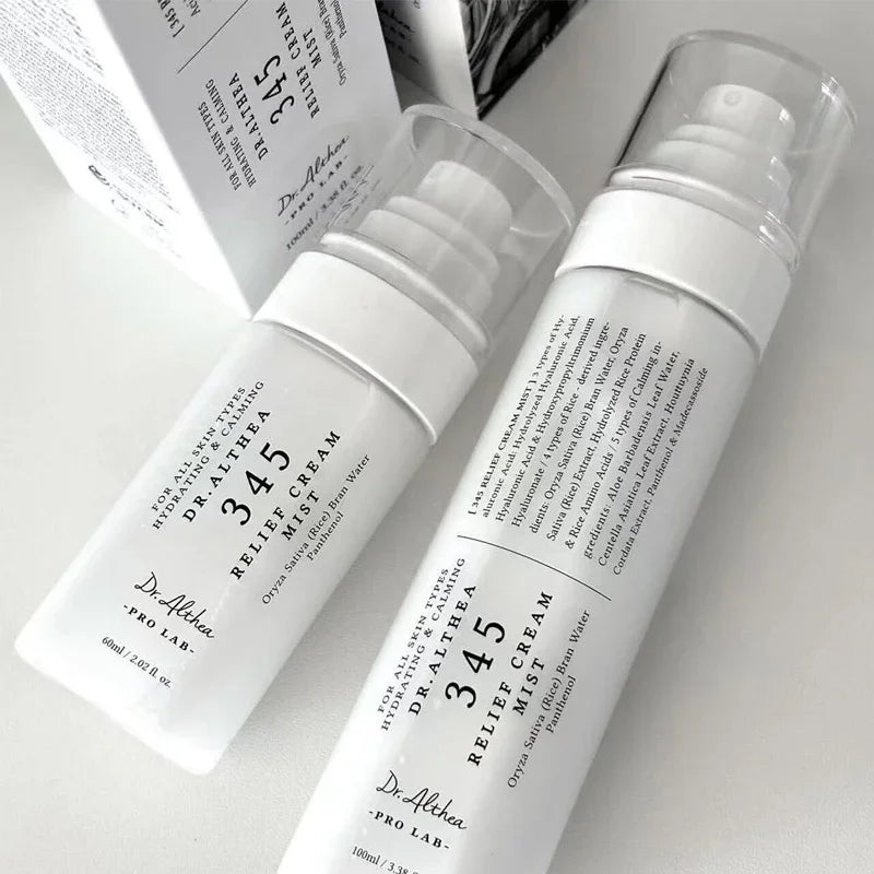 Nueva línea de cuidado de la piel coreana: crema antioxidante y reparadora facial, esencia suave con vitamina C y spray hidratante (100 ml).