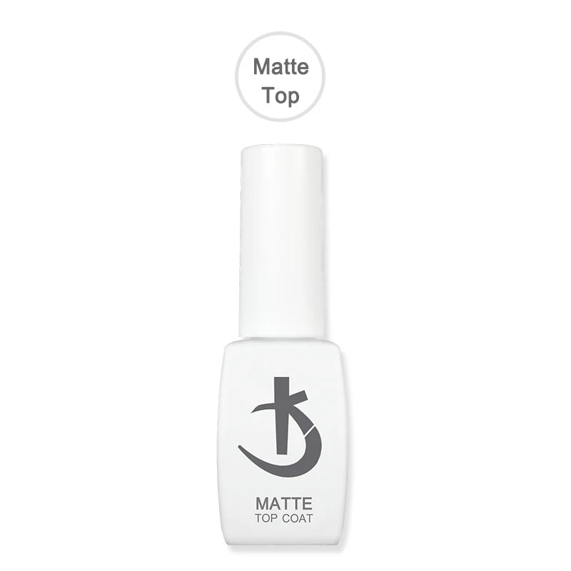 Lote KODI JYJ: Base y Top Coat para esmalte en gel, primer sin ácido, barniz híbrido semipermanente, top coat mate y base de goma (rubber base) espesa.