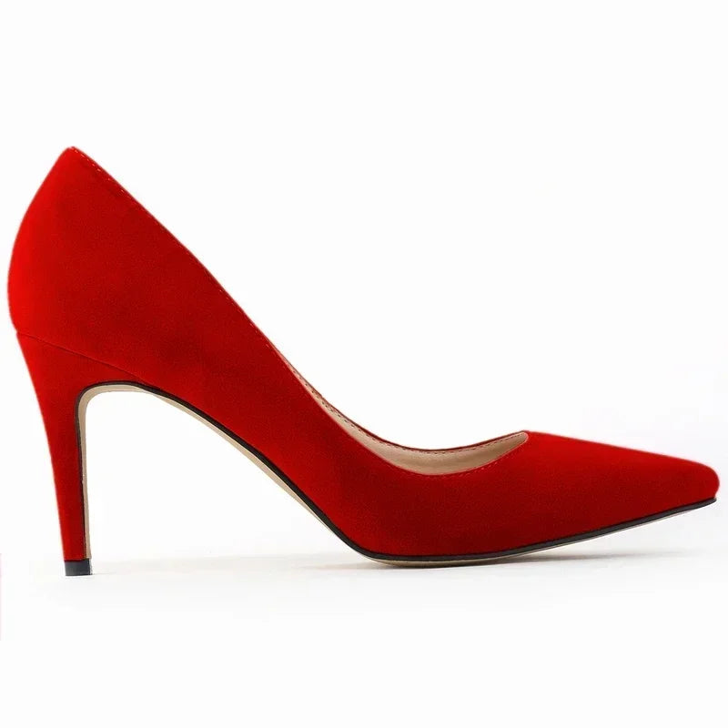 Zapatos de tacón tipo salón (stilettos) para mujer: elegantes, sexis, con punta afilada y cómodos. Ideales para oficina, fiestas o bodas.