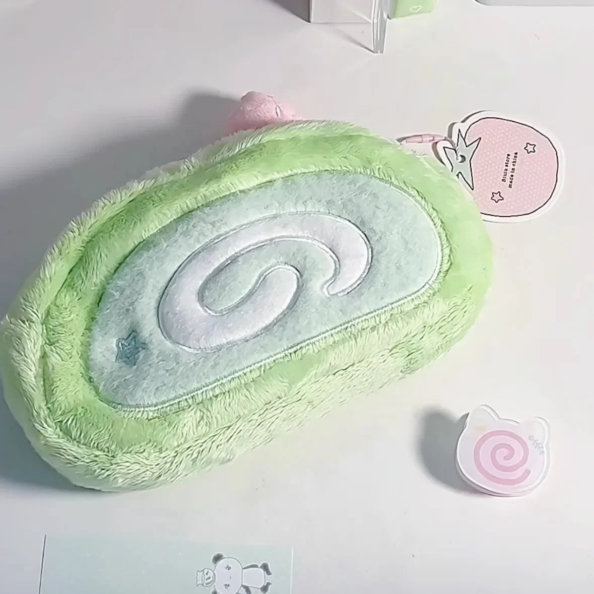 Estuche de peluche adorable y de gran capacidad | Bolsa multifuncional para guardar artículos de papelería