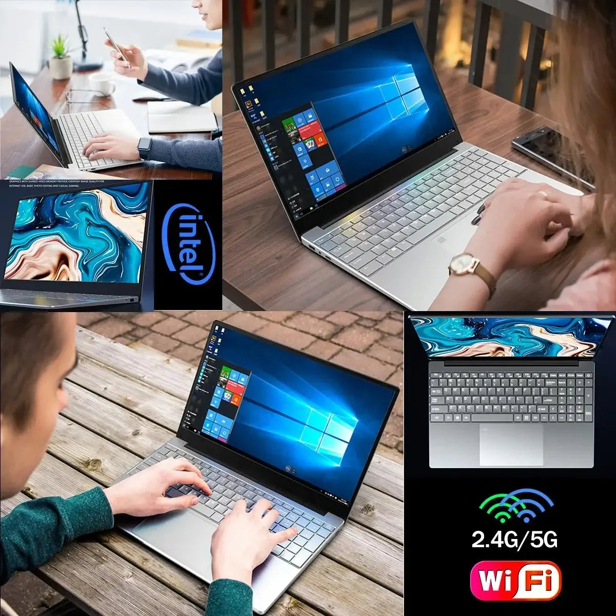Nueva laptop 2026 con Windows 11, procesador Intel Atom X7 A3950, 12 GB de RAM, SSD de 512 GB o 1 TB, pantalla 1920x1080; ideal para gaming y oficina.