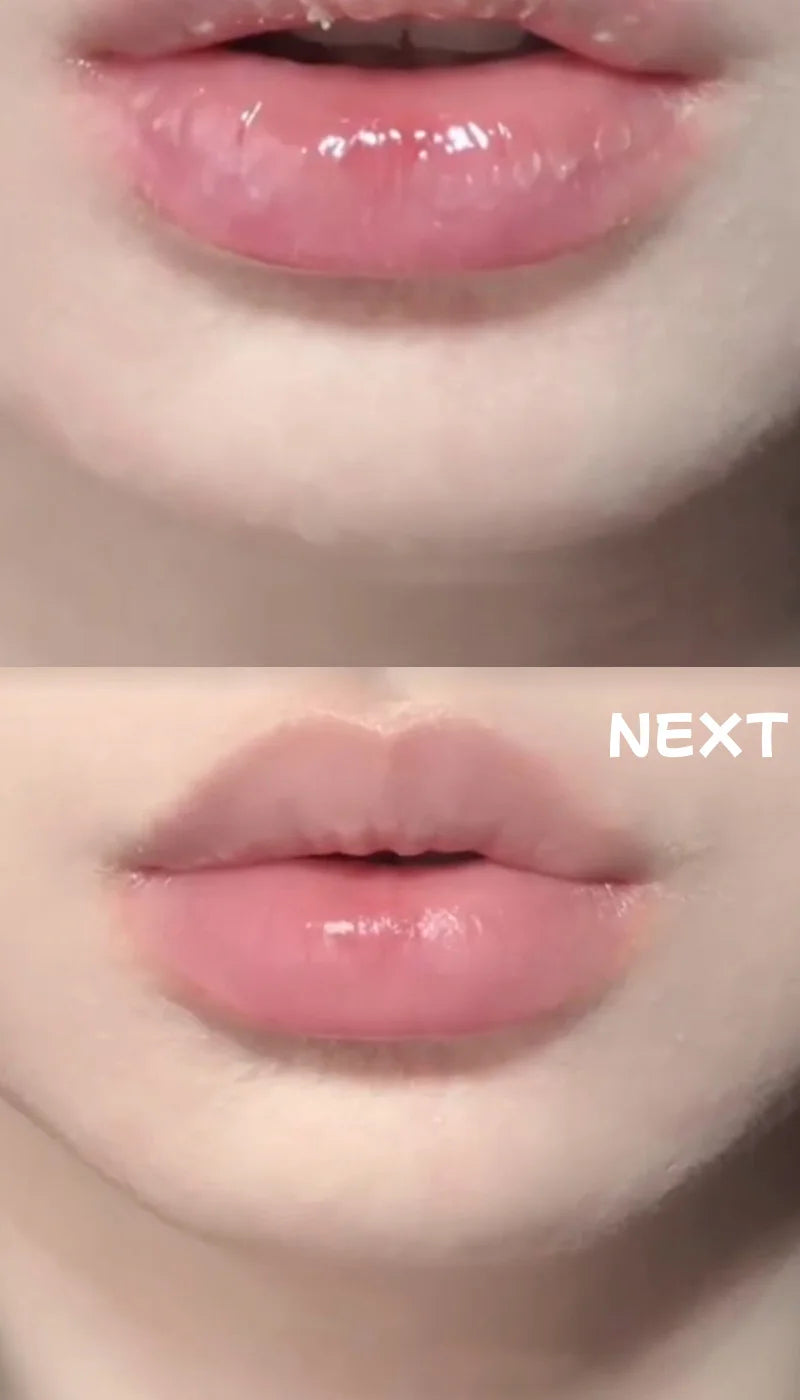 Aceite labial con sabor a frutas Jojo Diary: hidrata y humecta, previene los labios agrietados y reduce las arrugas; ideal para el cuidado de los labios en invierno; brillo labial estilo coreano con acabado acuoso.