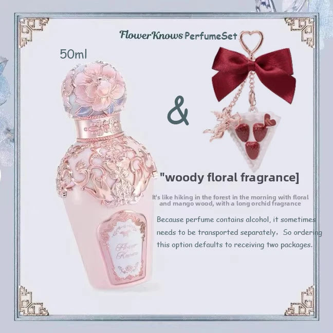 Perfume Flowerknows Eau de Parfum "The Strawberry Cupid" (50 ml / 1,7 oz): fragancia floral gourmand duradera para mujer, ideal para regalo.