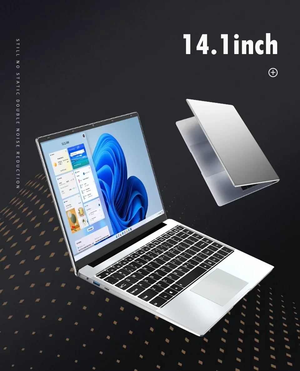Nueva laptop 2026 con Windows 11, procesador Intel Atom X7 A3950, 12 GB de RAM, SSD de 512 GB o 1 TB, pantalla 1920x1080; ideal para gaming y oficina.