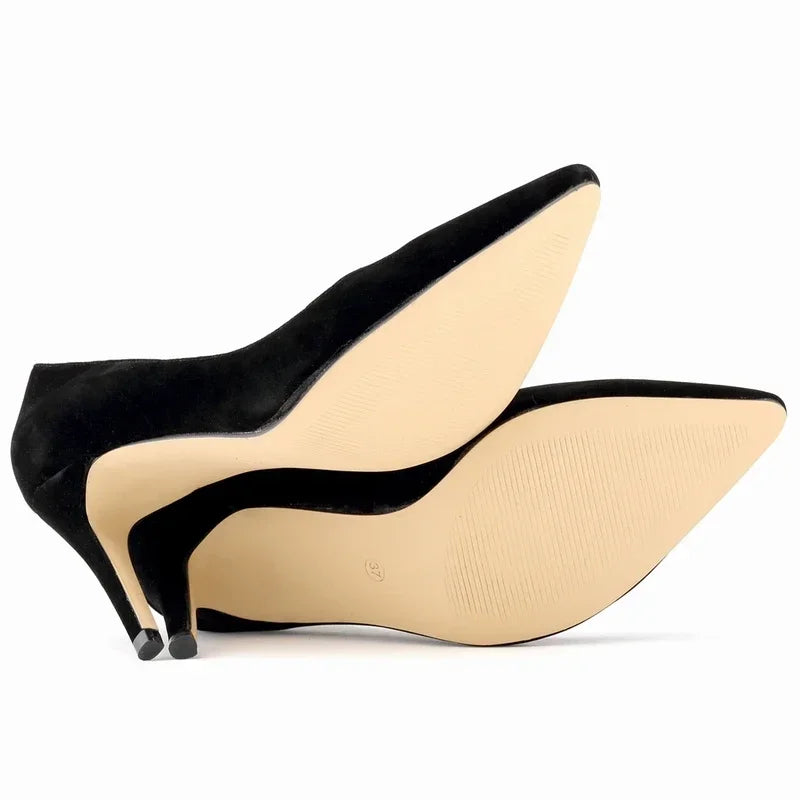 Zapatos de tacón tipo salón (stilettos) para mujer: elegantes, sexis, con punta afilada y cómodos. Ideales para oficina, fiestas o bodas.