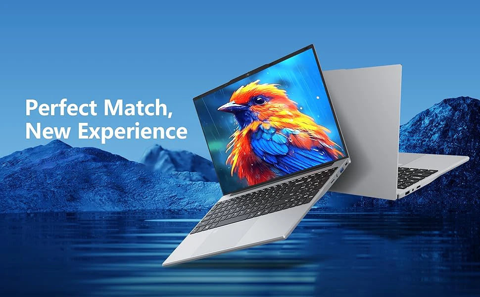 Portátil Xiaman de 15,6 pulgadas con procesador Intel Core i3, desbloqueo por huella dactilar, Windows 11 Pro, 16 GB de RAM, SSD de 512 GB o 1 TB y pantalla Full HD (1080p).