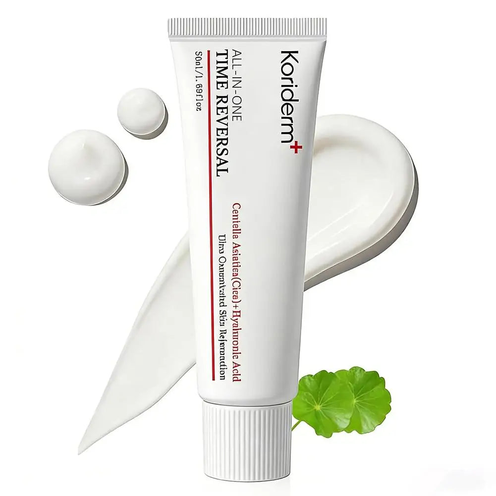 Crema hidratante facial integral Koriderm (50 ml): crema calmante y profundamente hidratante con centella asiática y ácido hialurónico.