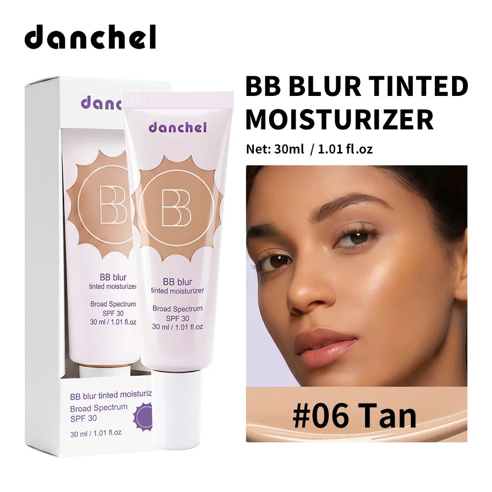 Crema hidratante con color, cobertura media, tono uniforme, protección solar ligera y maquillaje facial.