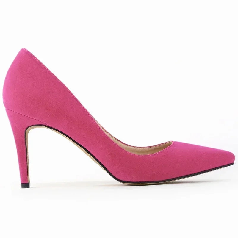 Zapatos de tacón tipo salón (stilettos) para mujer: elegantes, sexis, con punta afilada y cómodos. Ideales para oficina, fiestas o bodas.