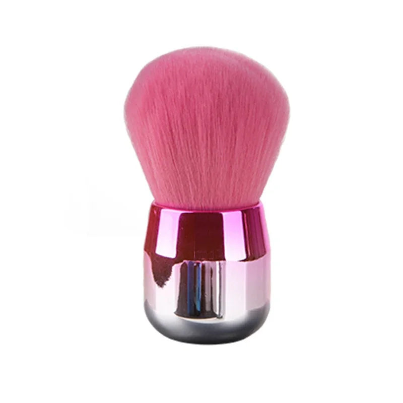 1 cepillo profesional tipo seta para manicura (limpieza de polvo, aplicación de gel/pintura o maquillaje) – Accesorio y herramienta de manicura