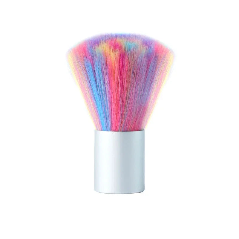 1 cepillo profesional tipo seta para manicura (limpieza de polvo, aplicación de gel/pintura o maquillaje) – Accesorio y herramienta de manicura