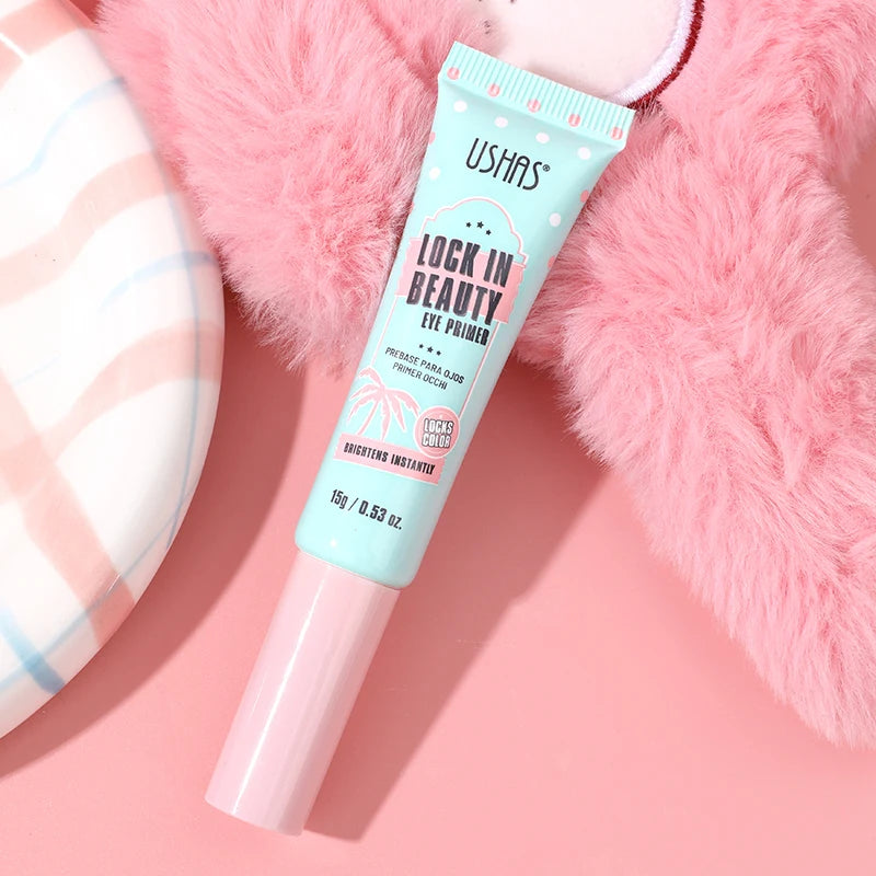 Prebase para ojos USHAS: ofrece un efecto de maquillaje duradero, unifica el tono de la piel del párpado, realza el color de las sombras y permite lograr un maquillaje de ojos perfecto.