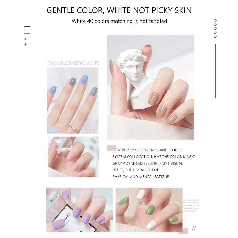 Esmalte de uñas de 10 ml a base de agua, de secado rápido y larga duración; fórmula saludable con efecto iluminador; no requiere lámpara de secado.