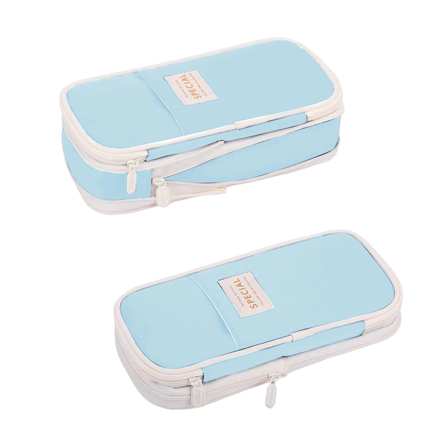 Estuches Kawaii de gran capacidad para lápices: estuche organizador tipo bolsa o caja para niñas, estudiantes y oficina; material de papelería escolar.