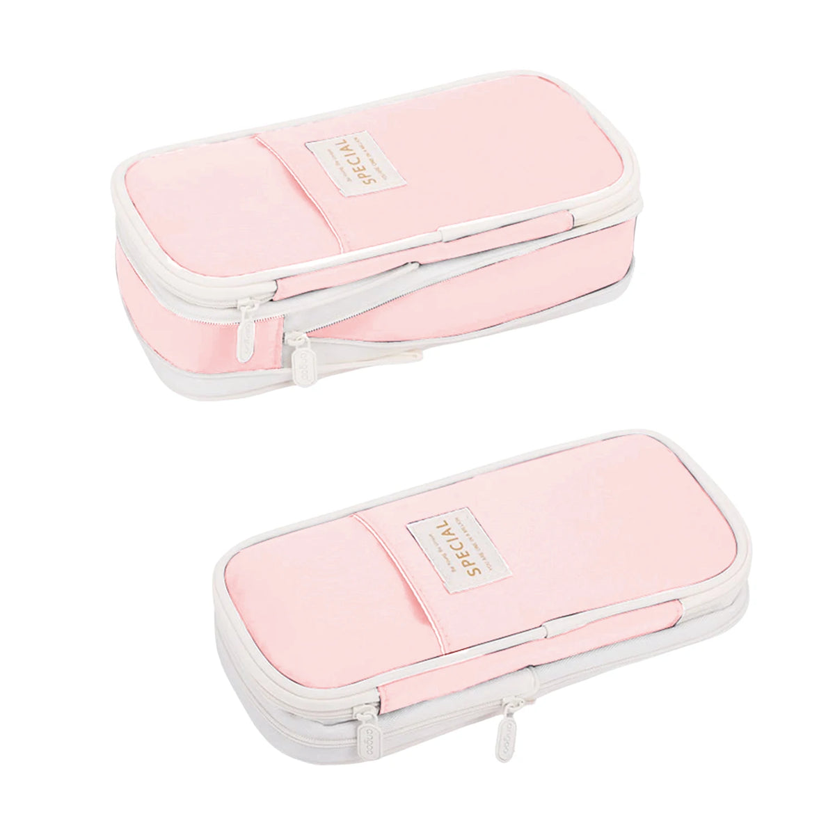 Estuches Kawaii de gran capacidad para lápices: estuche organizador tipo bolsa o caja para niñas, estudiantes y oficina; material de papelería escolar.