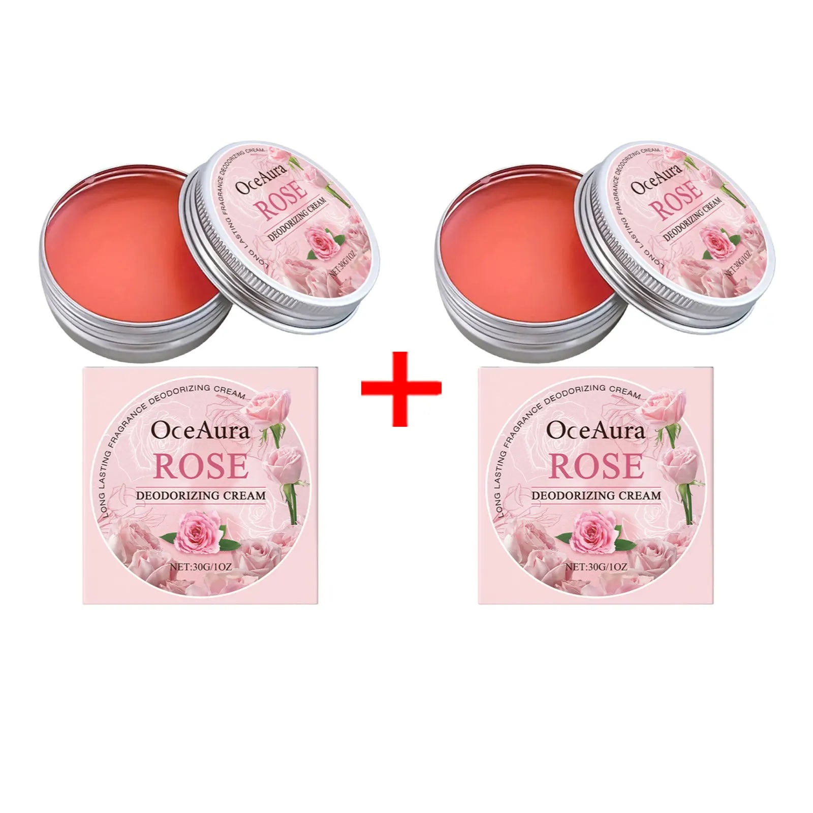 Crema corporal desodorante de rosas: elimina el olor, reduce la transpiración y neutraliza el mal olor de las axilas; ofrece un aroma duradero y una fragancia refrescante y encantadora.