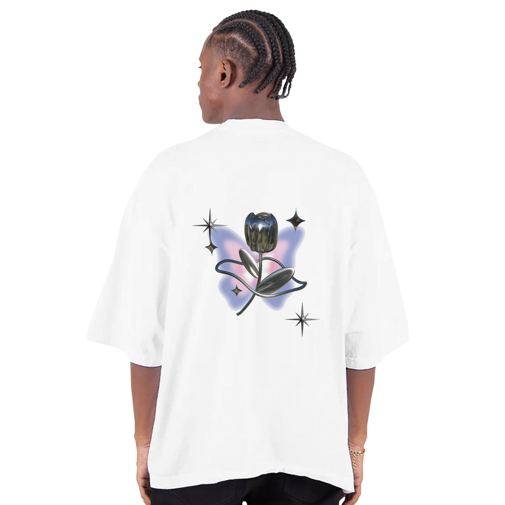 Camiseta de hombre y2k sencilla