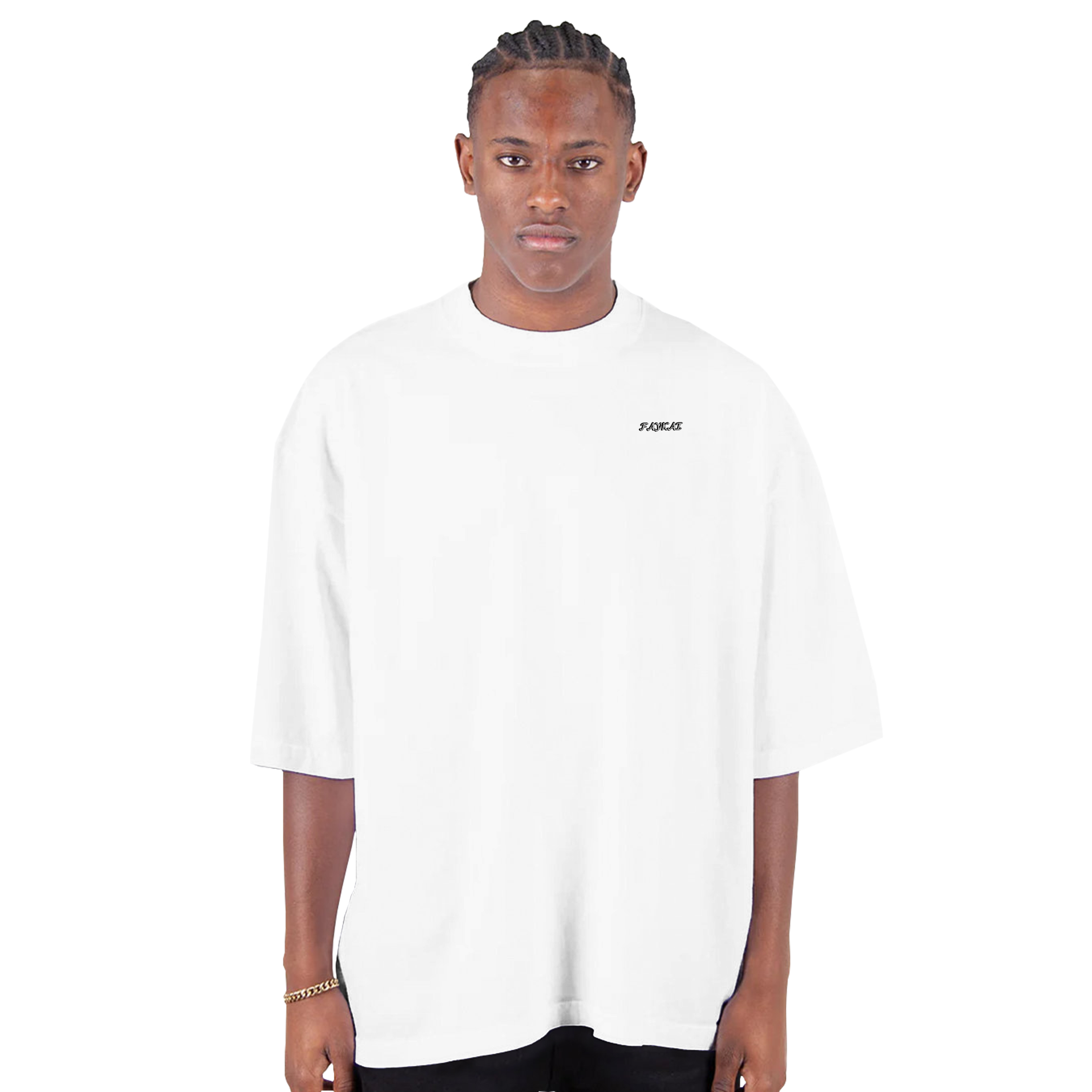 Camiseta de hombre y2k sencilla