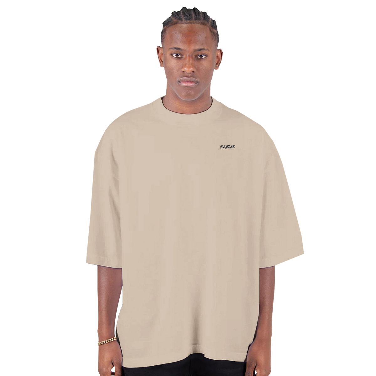 Camiseta de hombre y2k sencilla